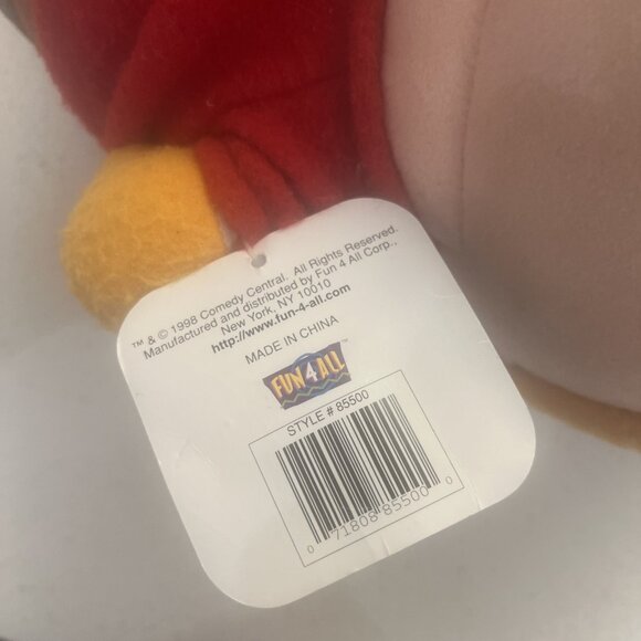 South Park 13” Eric Cartman Plush Comedy Central 1998 RARE Weighted Feet (Tag) - Picture 4 of 4